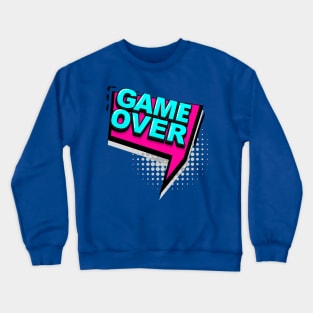 Game Over Retrowave Crewneck Sweatshirt